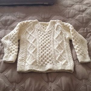 Handmade Fisherman Knit Child’s Sweater